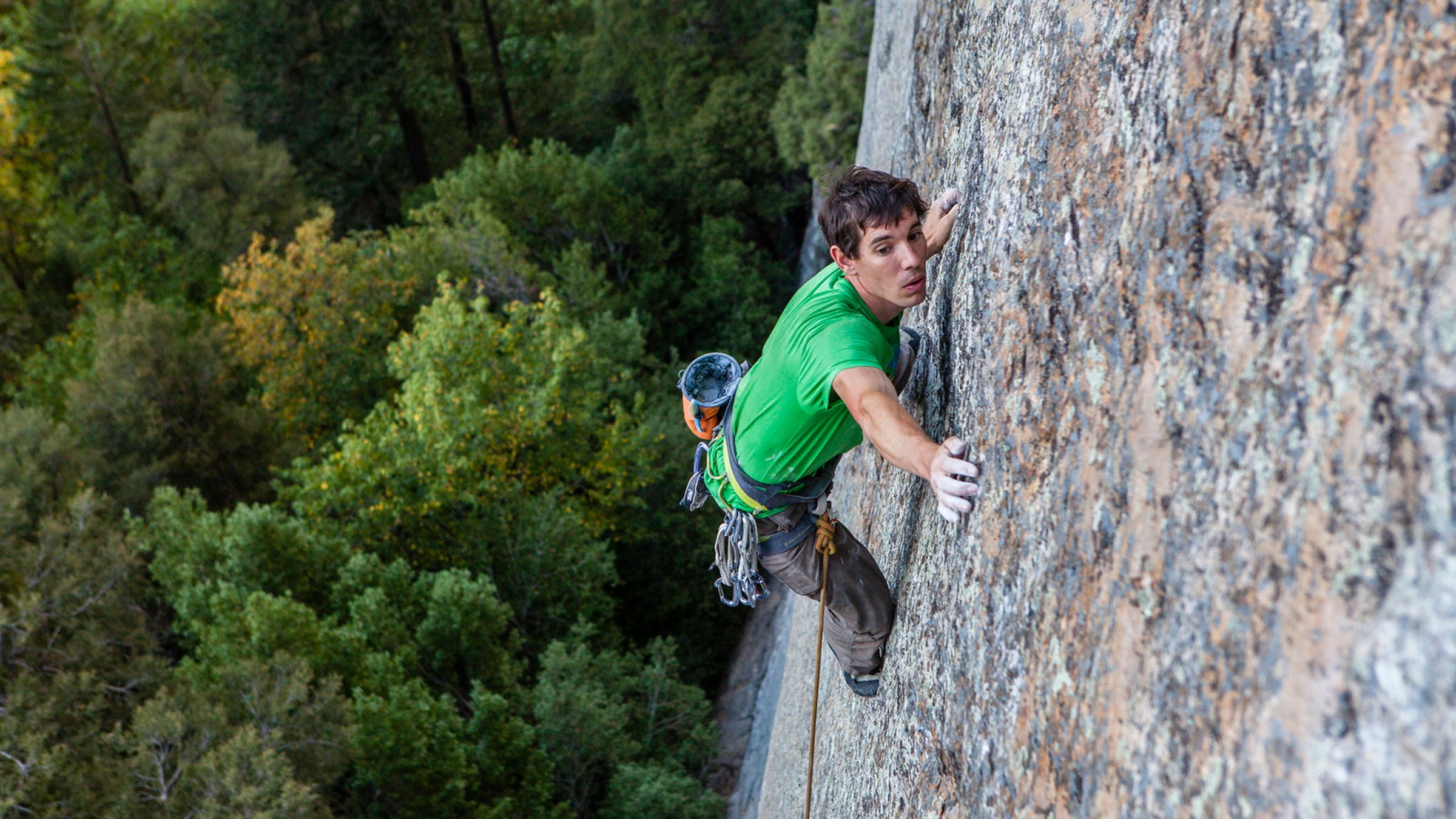 Before a big climbing day, Alex Honnold (pictured above) does whatever he can to prepare ahead of time such as packing his bag the night before.