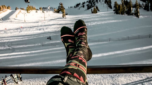 Stance's all-mountain ski socks come in all different fun designs and colors for any type of statement.