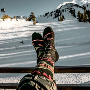 Stance's all-mountain ski socks come in all different fun designs and colors for any type of statement.