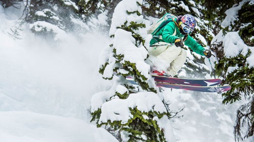 Michelle Parker shredding.