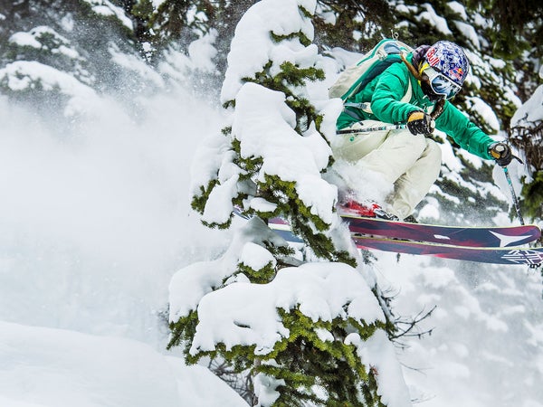 Michelle Parker shredding.