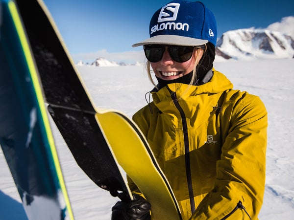 Skier Kalen Thorien shares her tricks on how to train on the go.