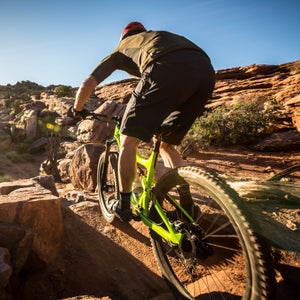Mountain biking in Moab, Utah.