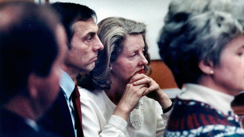 Richard and Judith Haeder in court in 1990