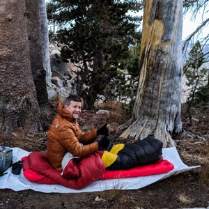 Two thumbs up, Paul reports after a night on the Insulated AXL in Sequoia-Kings Canyon National Park in late-September, which is about its seasonal limit in the Mountain West.