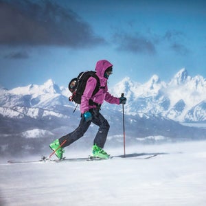 Kelly Hill, Stio's chief product officer, puts a lot of thought into getting the right color for future gear.