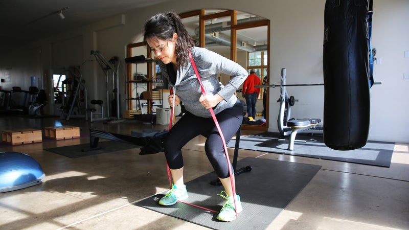 Full Body Resistance Band Loop Workout