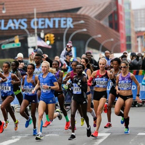 The NYC Marathon attracts some of the world's best runners.