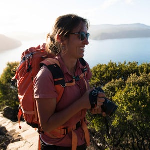 Krystle Wright travels all over the world doing adventure photography.