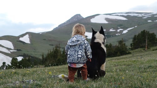 Sansho and Wilder, on a bikepacking trip this summer.