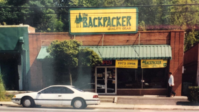 The Backpacker store.