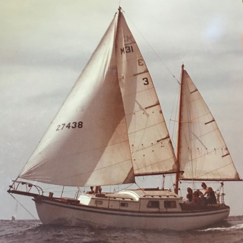 Cortez, one of Carr's sailboats.