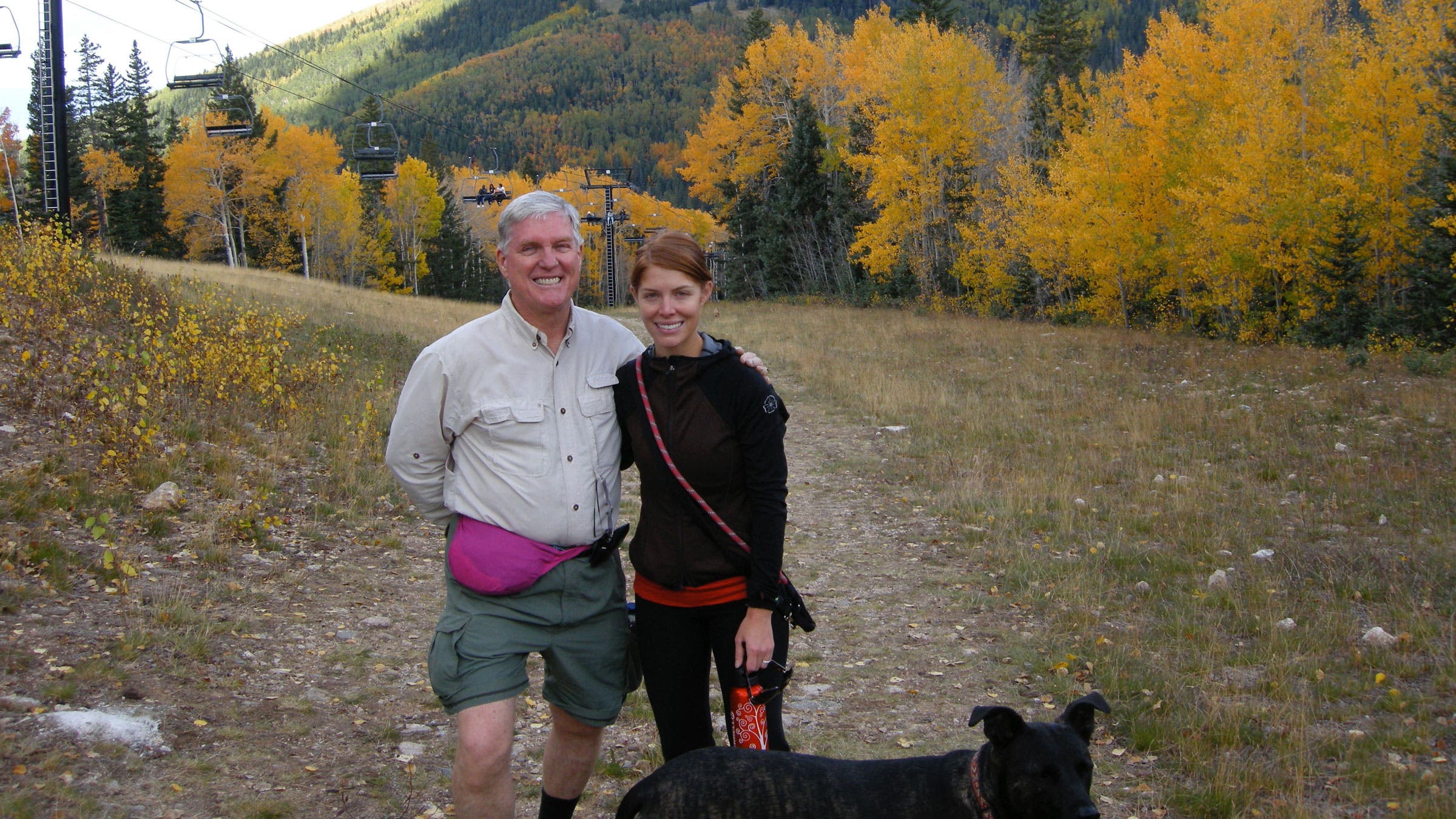 With the author in Santa Fe.