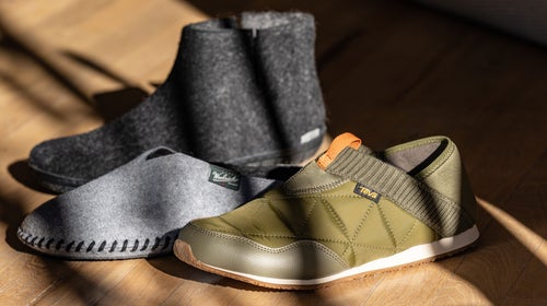 These slippers from Huckberry will keep you warm and comfortable whether you're camping in the fall and winter or just hanging out at home.