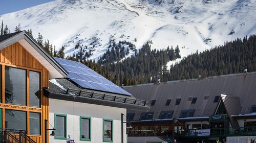 Arapahoe Basin in Colorado is one of the country's leading green ski resorts.