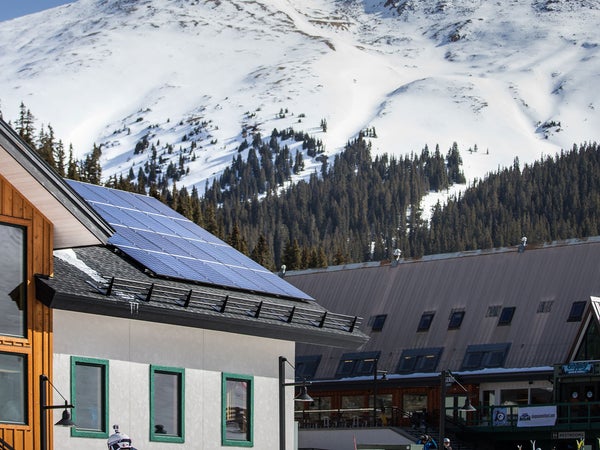Arapahoe Basin in Colorado is one of the country's leading green ski resorts.