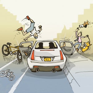 Heedlessly flinging your car door open at the end of your journey is as American as leaning back and opening your pants after a big meal.