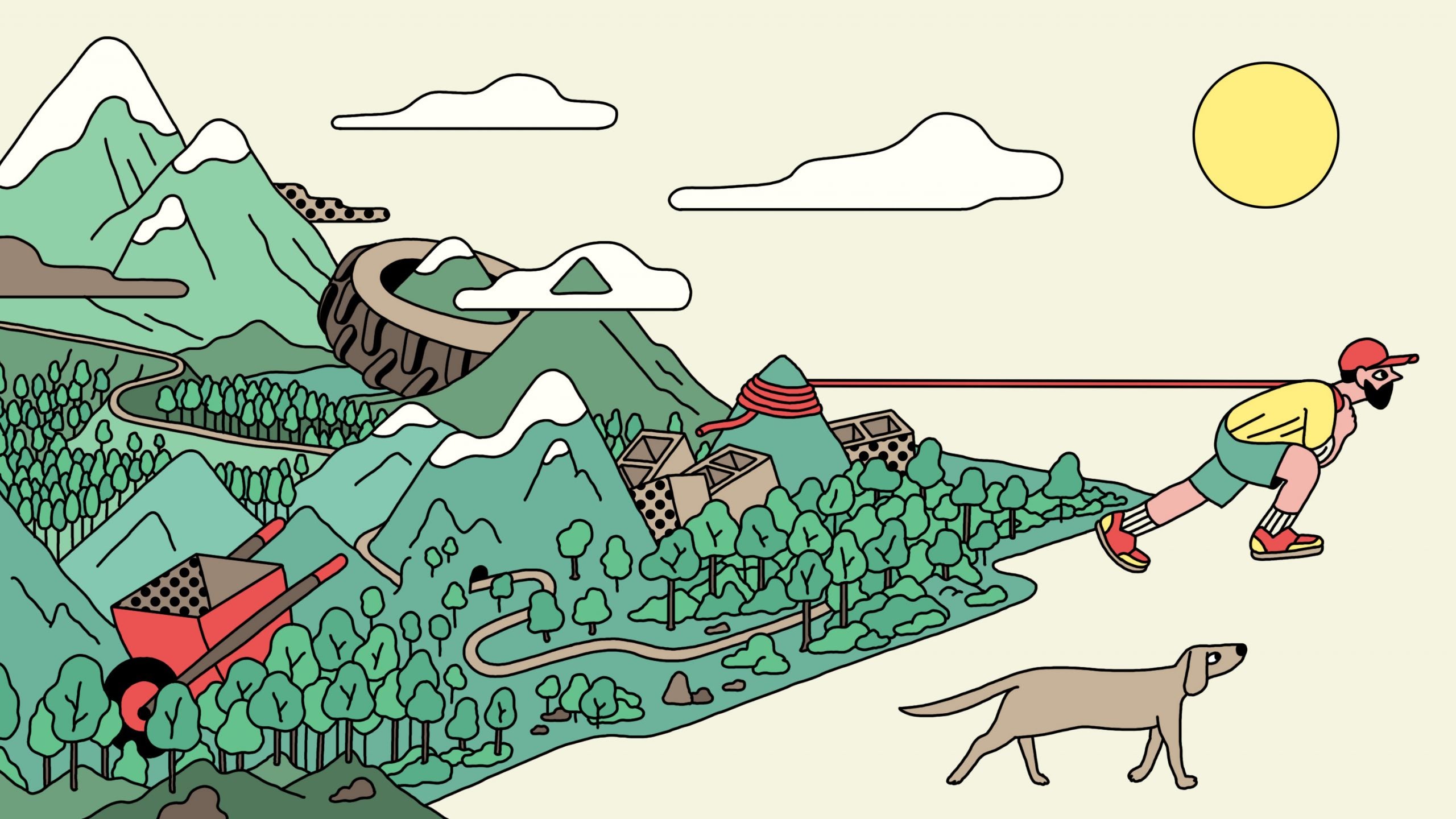 A decade ago, while living in Maine’s northernmost county, Kale Poland dreamed up a footrace, the Aroostook Dirty 30. The fitter the runner, the more often they were asked to chain themselves to a truck tire or lug cinder blocks up a hill or push helmeted volunteers through the woods on a refrigerator dolly. 
