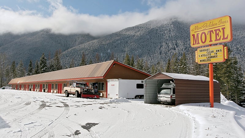 The Mini Golden Inns in Hungry Horse, Montana.