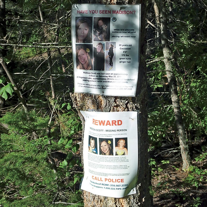 Madison Scott missing posters