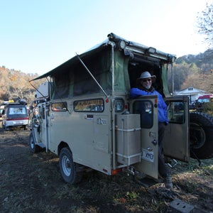 Marc Joinville, a semi-retired truck driver, owns this 1983 Land Cruiser Turbo Diesel Camper.
