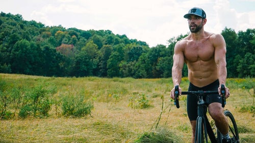 Crossfit star Rich Froning on a training ride in Cookeville, Tennessee.