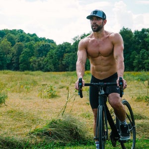 Crossfit star Rich Froning on a training ride in Cookeville, Tennessee.