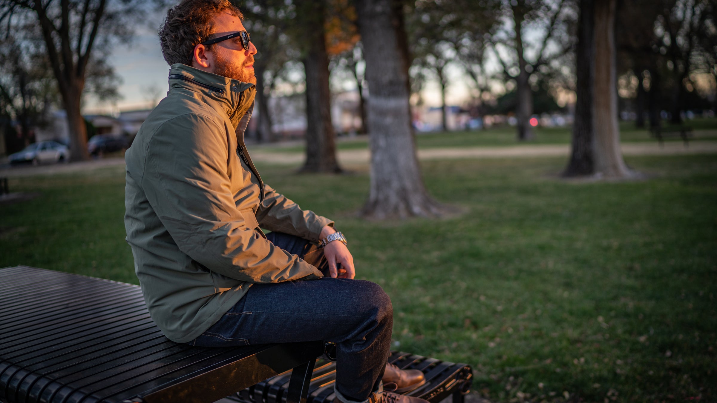 The perfect shoulder season kit for men. 