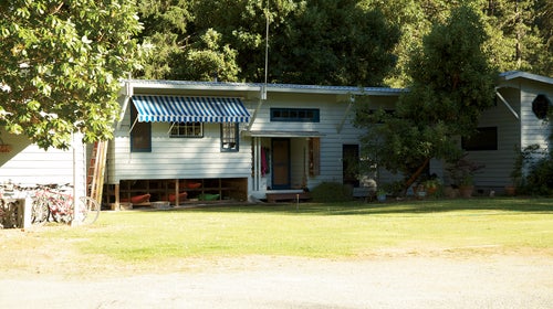 The owners’ residence, where Jerry Davidson was shot