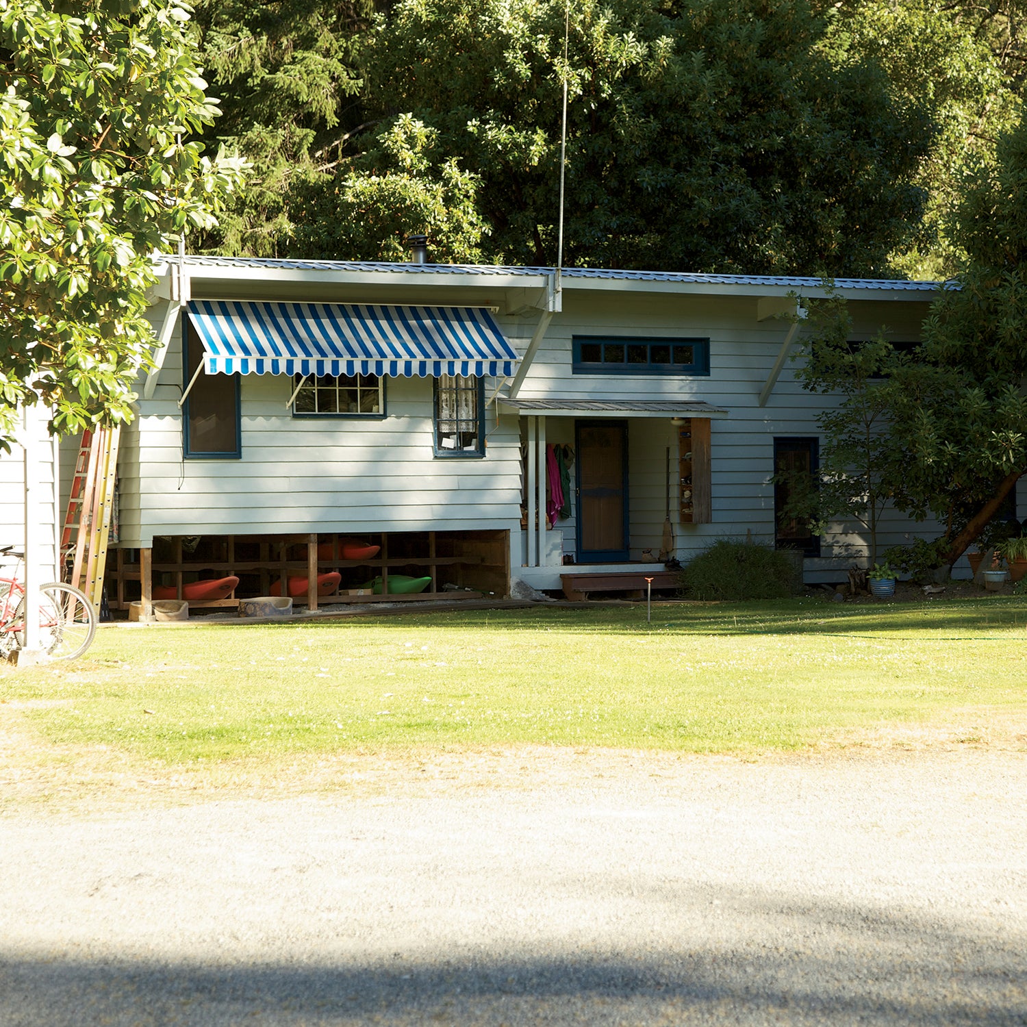 The owners’ residence, where Jerry Davidson was shot