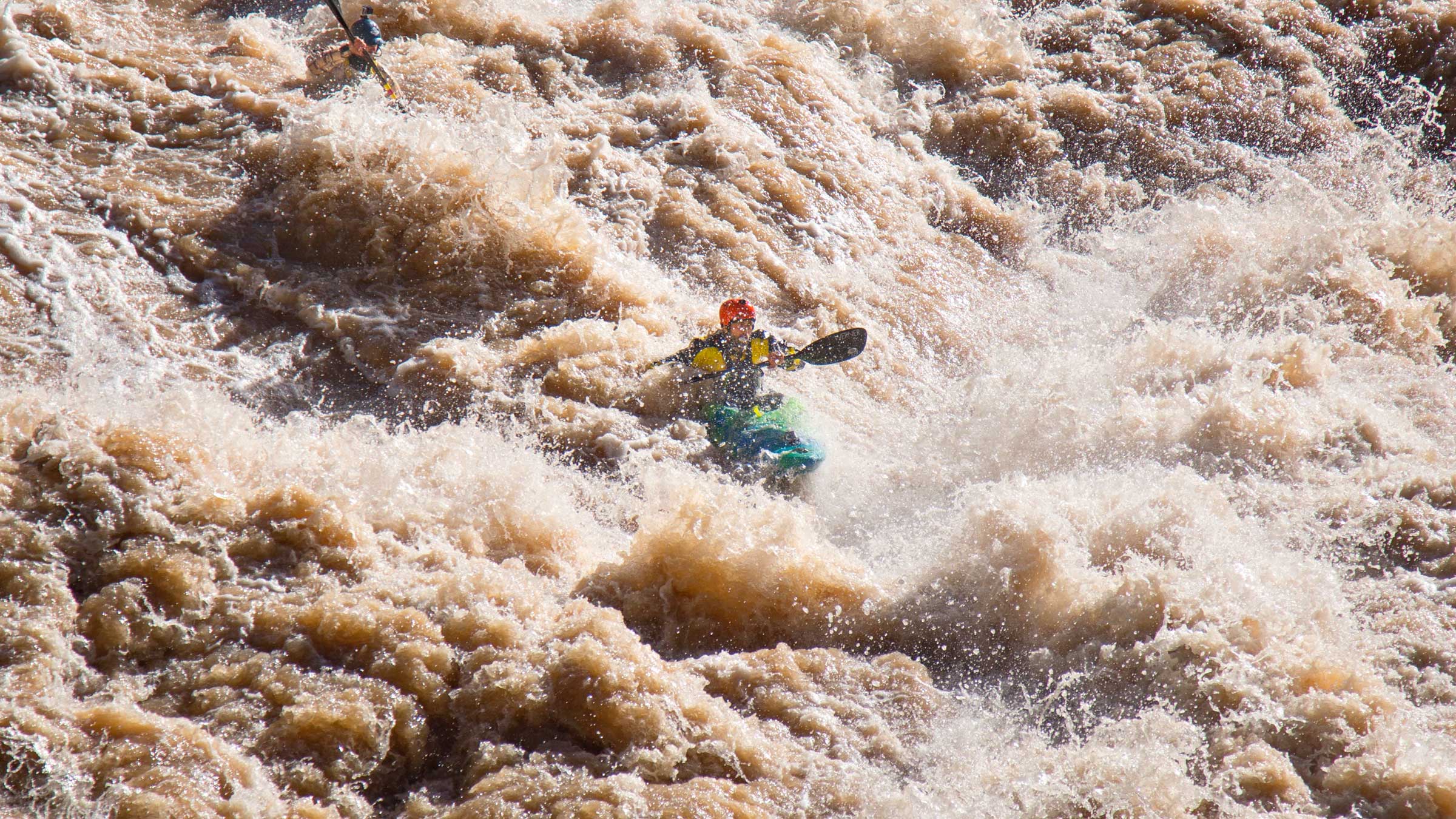 The film chronicles blind adventurer Erik Weihenmayer's traverse through the rapids, dangers, and dips of the Colorado River—all 277 miles of it.