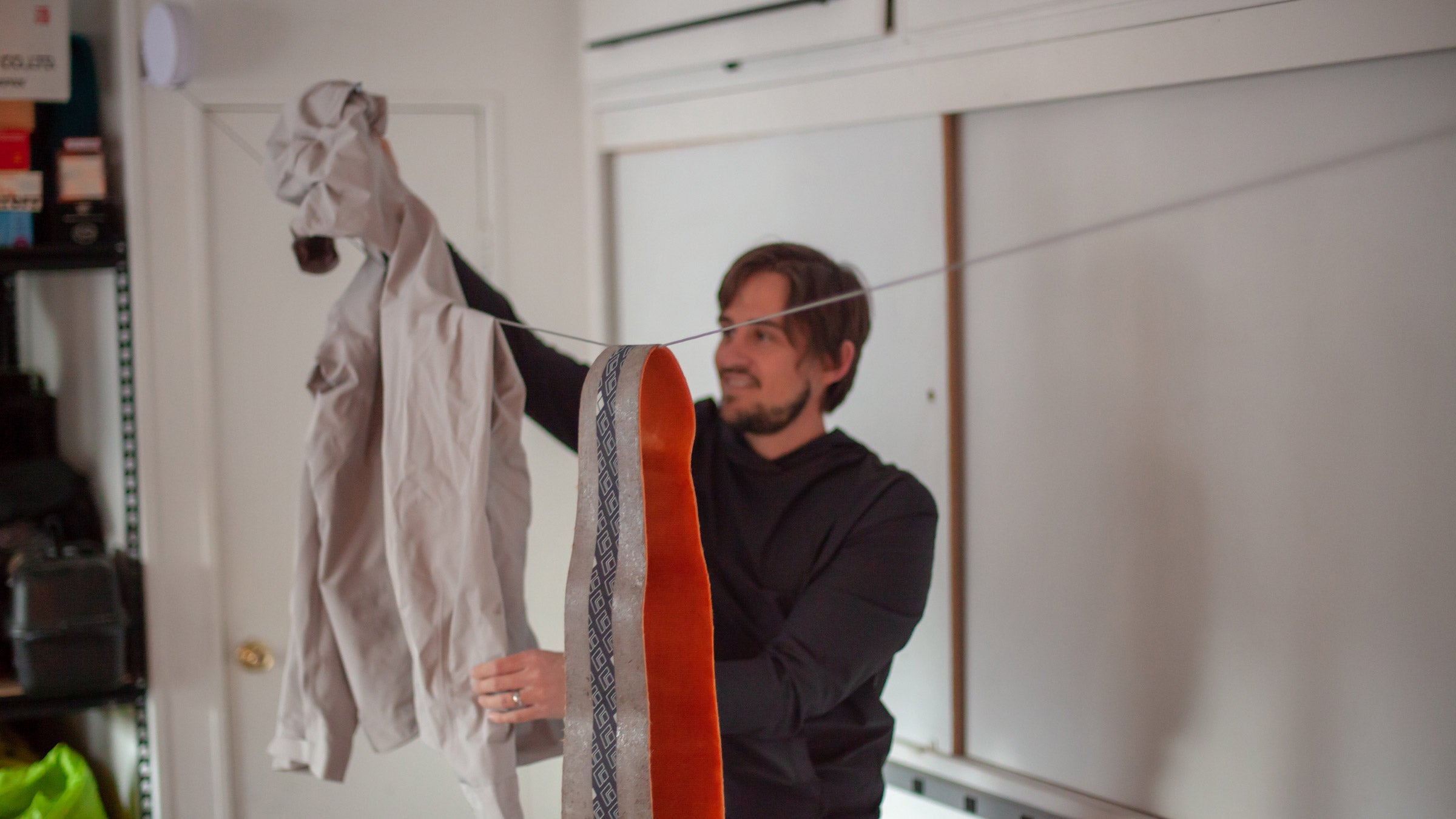 Hanging your wet gear up to dry can help ward off mold, odor, and deterioration.