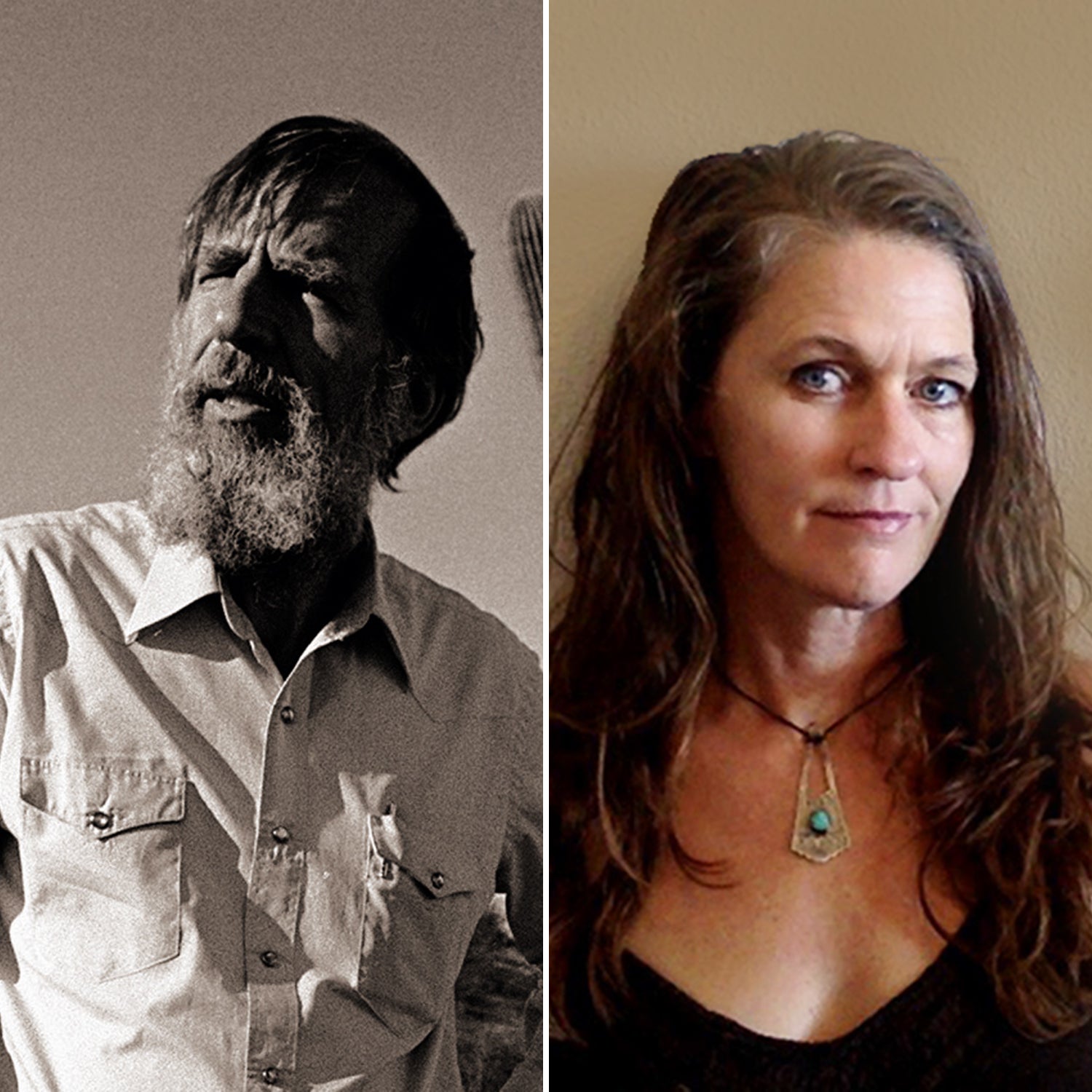 Edward Abbey, author of 'Desert Solitaire,' and Amy Irvine, author of 'Desert Cabal.'