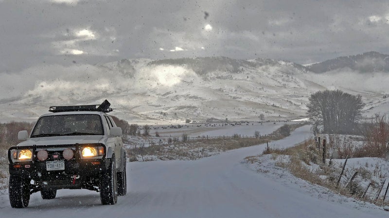 These are pretty much the conditions I drive in, every day from October through April.