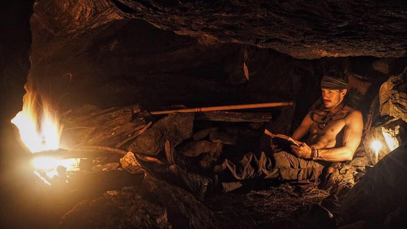 "I've been living in some caves in the Indian Himalayas for the last couple weeks," Justin Alexander posted on Instagram, including this photo of the inside of his cave.