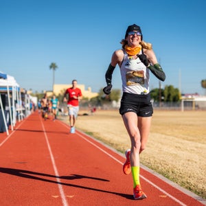 It takes a certain kind of person to want to run more than 100 miles around a 400-meter oval.