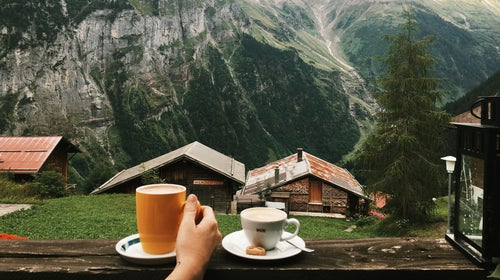 Hot chocolate, but caffeinated.