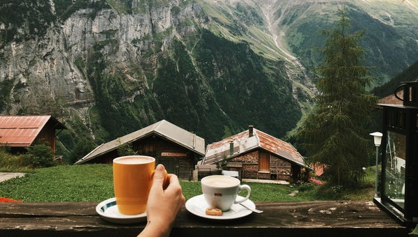 Hot chocolate, but caffeinated.