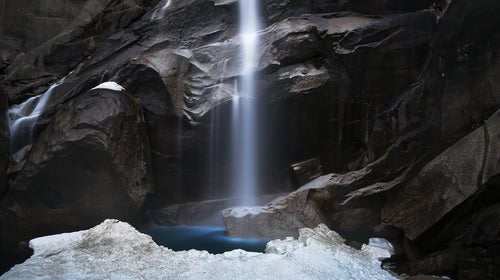 Vernal Fall, in Yosemite National Park, near where the victim fell.