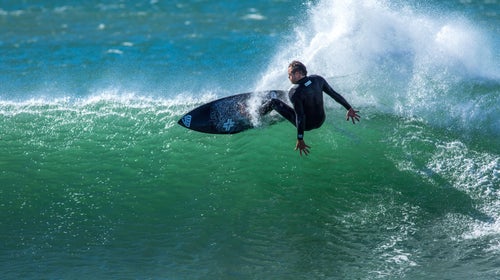 Taylor Knox has one of the longest surfing careers on record. His secret to staying in the game? Zoning out.