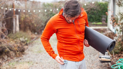 The device is a matchbook sized, .8-ounce Spotify music player with about five hours of battery life and Bluetooth compatibility.