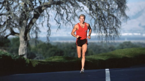 Mark Sisson trains in September, 1985.
