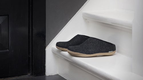 The Danish brand Glerup, makes these simple, stylish, and durable Model-B slippers.