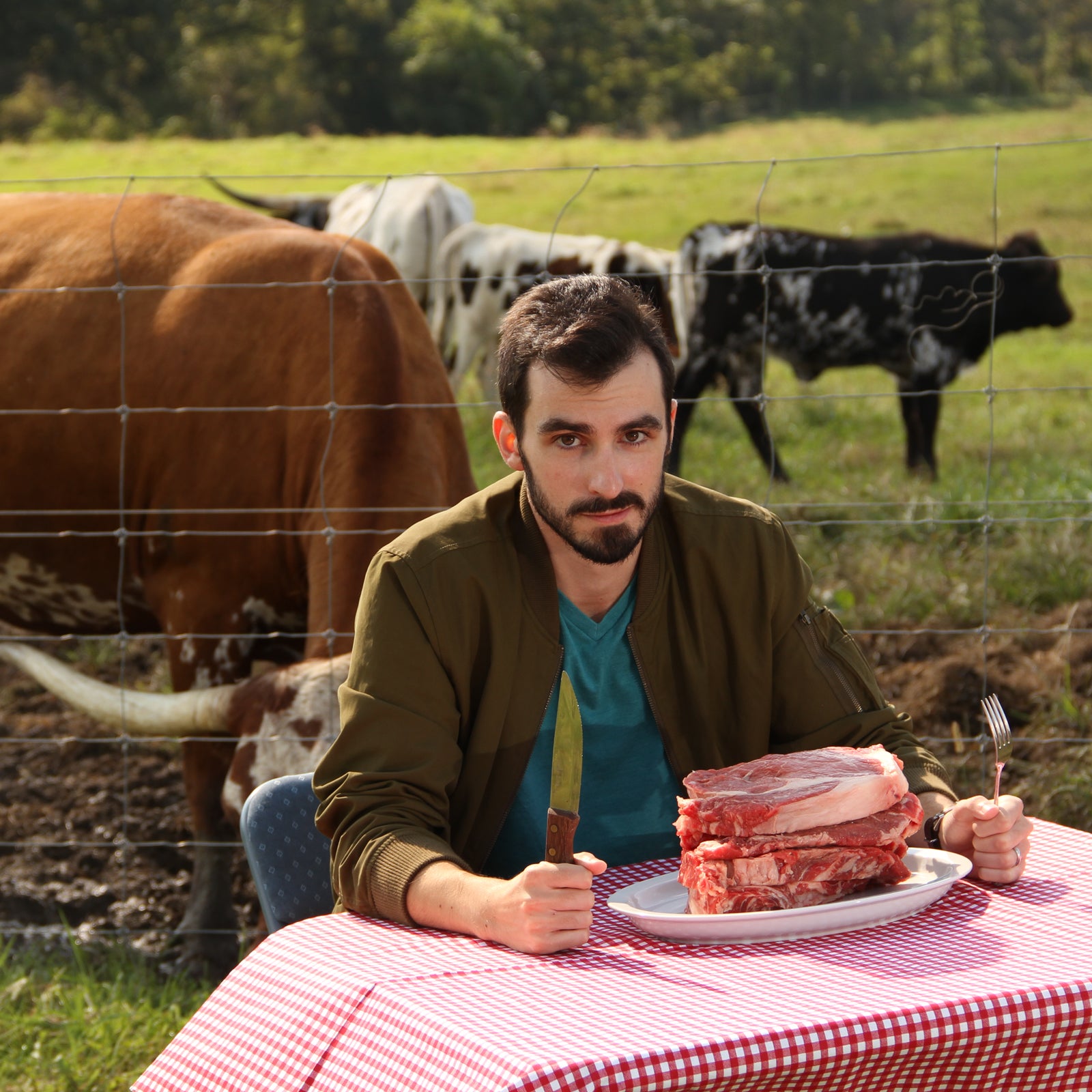 I ate nothing but meat for a month.