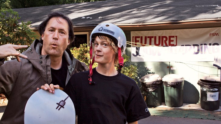 The author with his son McCall (a.k.a. Air Mack) at Windells Camp