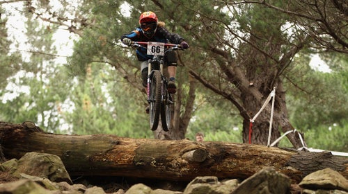 Casey Brown in the 2011 New Zealand Mountain Bike National Championships in Dunedin