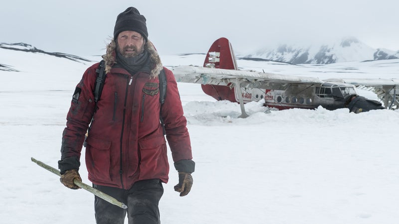 Mads Mikkelsen stars as Overgard in 'Arctic.'