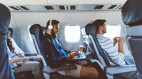 Organization-Focused Airplane Seats : airplane seat organizer