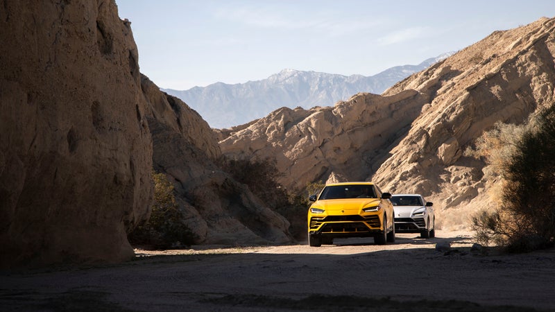 With its air suspension raised, and the AWD system mimicking the function of 4WD, the Urus is actually very capable on rough dirt roads. Just don't hit those big, expensive wheels too hard on anything.