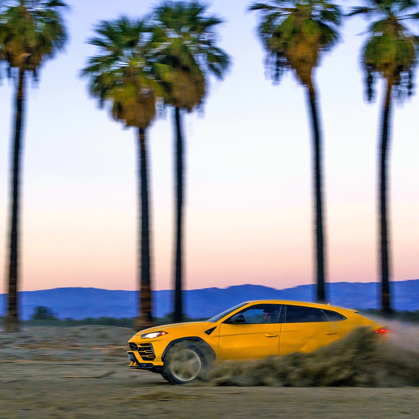 Lamborghini Urus Dynamic Launch in Palm Springs, California.